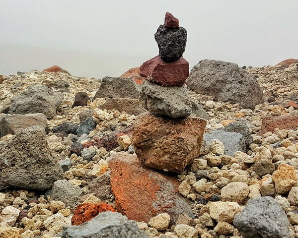 Rock Cairn, Mt. St. Helens